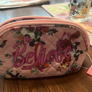 Vera Bradley Believe clamshell cosmetic case selling matching tote bag also
